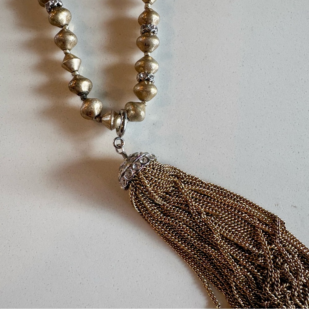 Stella & Dot Tassel Necklace